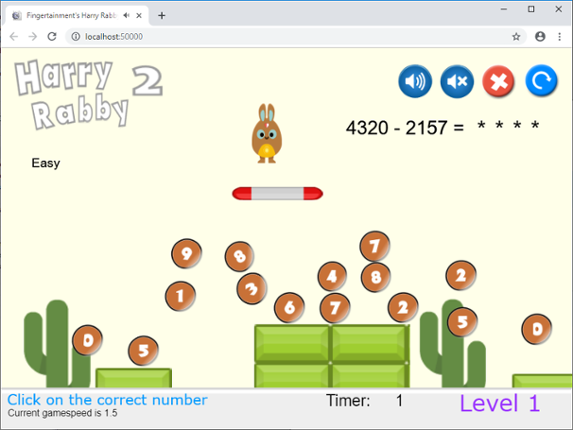 HarryRabby2 Subtracting very large numbers FREE Game Cover