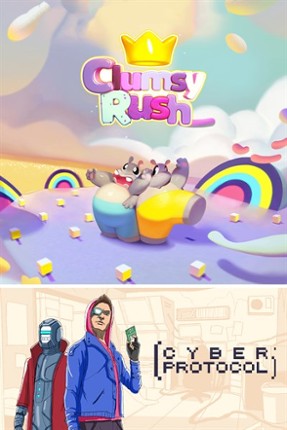 Clumsy Rush + Cyber Protocol Game Cover