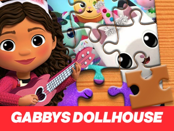 Gabbys Dollhouse Jigsaw Puzzle Game Cover