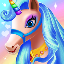 Unicorn Pony Horse Care Game Image