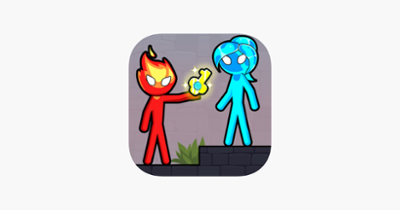 Stick Red boy and Blue girl Image