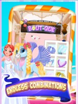 Unicorn &amp; Pony Wedding Day - A virtual pet horse marriage makeover game Image