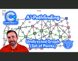 A* Pathfinding on Undirected Graph Tutorial Image