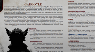 [PF2E] Gothic Ancestries: Gargoyles Image
