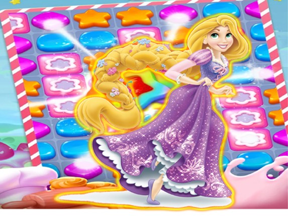 Princess Rapunzel Puzzles & Match3 Games Online Game Cover