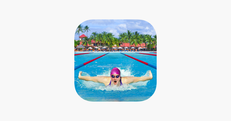 Beach Swimming Race Game Cover