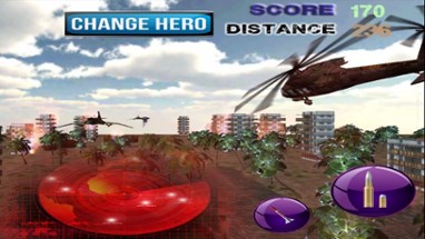 Chopper War Z 3D - Helicopter Adventures vs alien invader spaceship attack Image