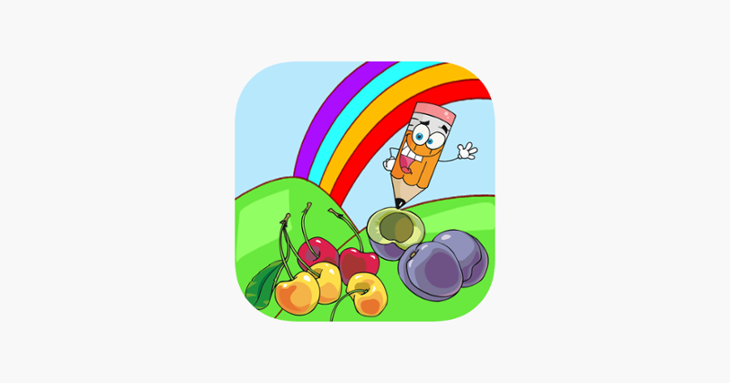 Vegetables And Fruit Coloring Suitable For Toddler Game Cover