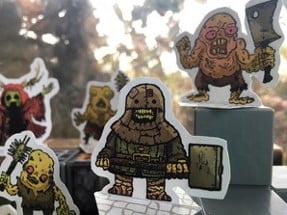 Armies of Men: Paper Miniature Forest Mutants Image