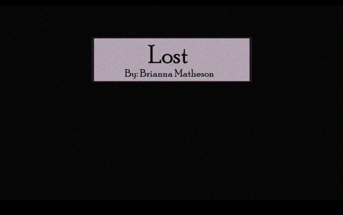 Lost (3rd Iteration) Game Cover