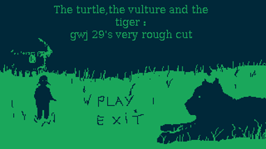 The Turtle, the Vulture and the Tiger : godot wild jam's very rough cut Image