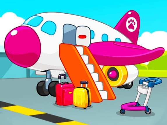 Kids Airport Adventure Game Game Cover