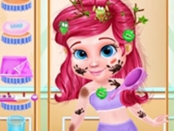 Messy Little Mermaid Makeover - Makeup & Dressup Game Cover