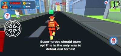 Pixel Gangster Superhero Crime Image