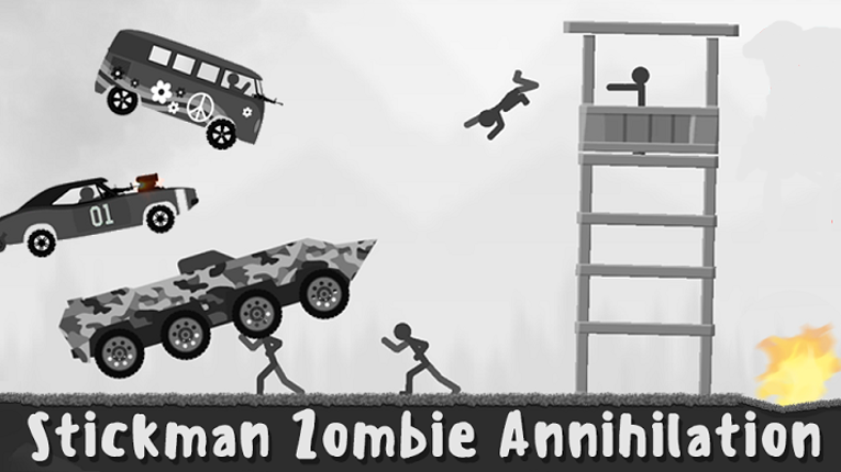 Stickman Zombie Annihilation Game Cover