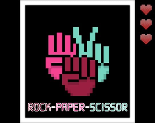 Rock-Paper-Scissor Retro Arcade Game Cover