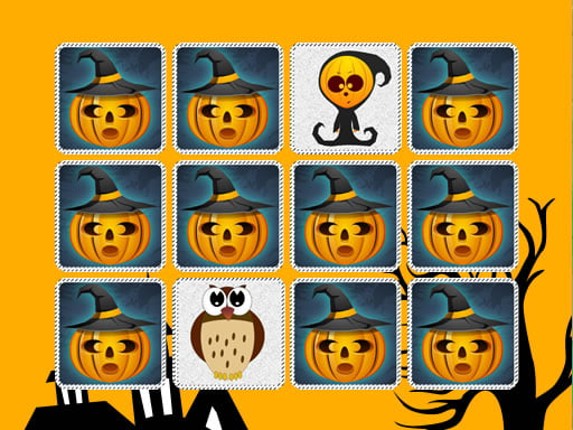Kids Memory Game: Halloween Game Cover