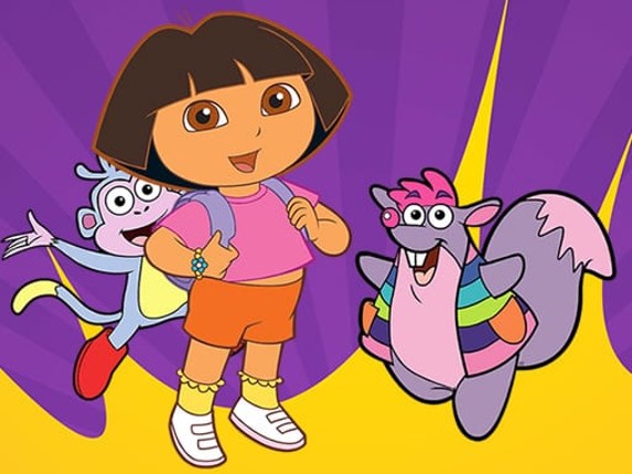 Dora Coloring Book Game Cover