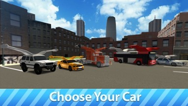 Flying Car Driver Simulator 3D Image