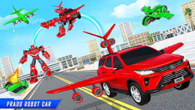 Flying Prado Car Robot Game Image