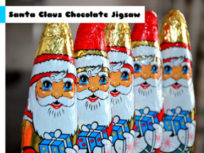 Santa Claus Chocolate Jigsaw Image