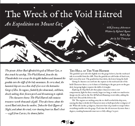The Wreck of the Void Hatred: An Expedition on Mount Caz Game Cover