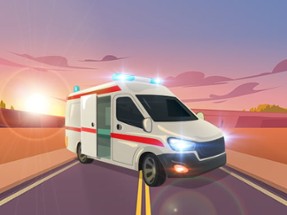 Ambulance Traffic Drive Image