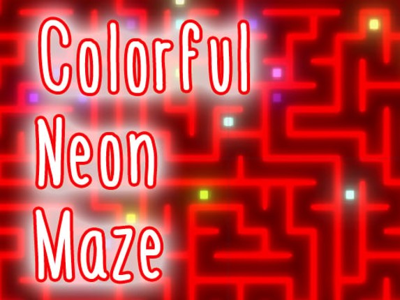 Colorful Neon Maze Game Cover