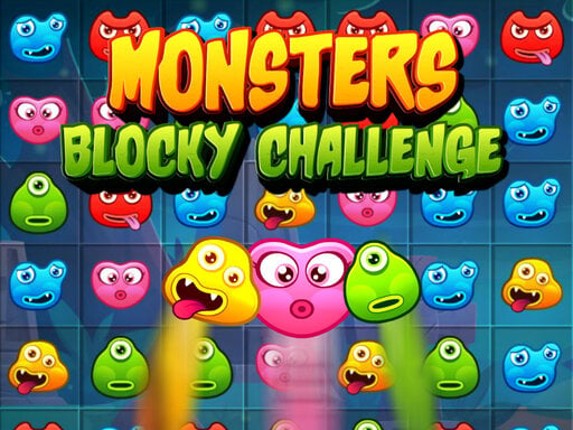 Monsters Blocky Challenge Game Cover