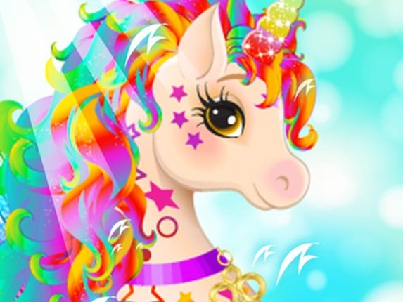 Unicorn For girls Dress up Game Cover