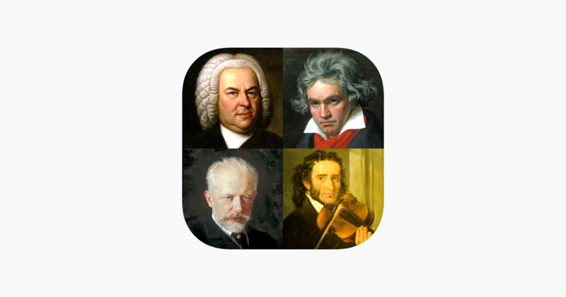 Famous Composers of Classical Music: Portrait Quiz Game Cover