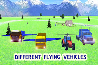 Flying Truck Flight Driving Image