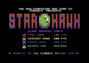 Star Hawx [Commodore 64] Image