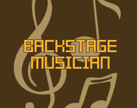 Backstage musician Image