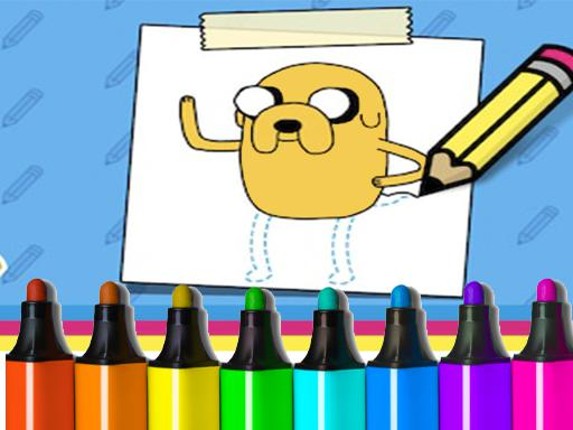 Adventure Time: How to Draw Jake Game Cover