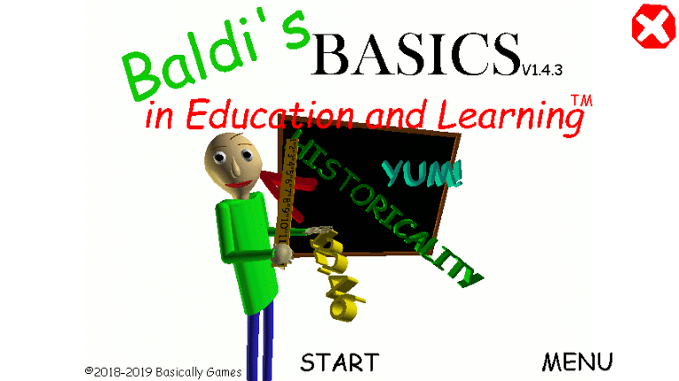 Baldi Basics In Education And Learning (Android Version 1.4.3) Game Cover