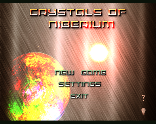 Crystals of planet Niberium Game Cover