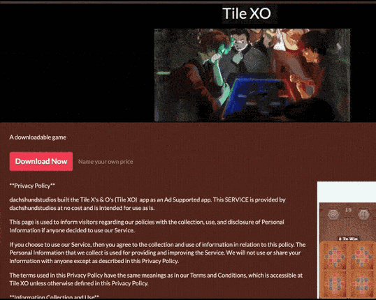 Tile XO Game Cover