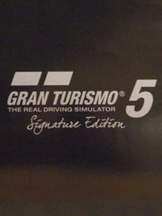 Gran Turismo 5: Signature Edition Game Cover