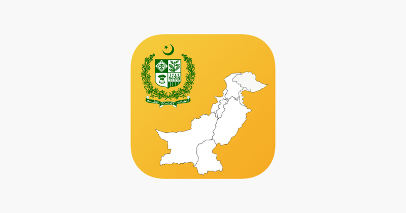 Pakistan State Maps Flags and Capitals Game Cover