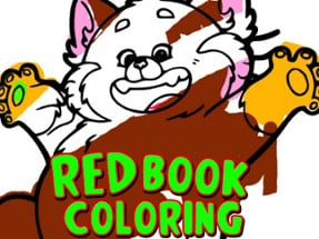 Red Coloring Book Image