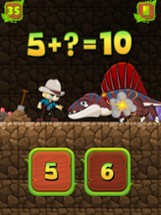 Math Dino : Addition + Number Image