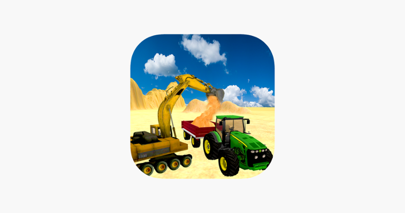Sand Excavator Tractor Simulator Game Cover