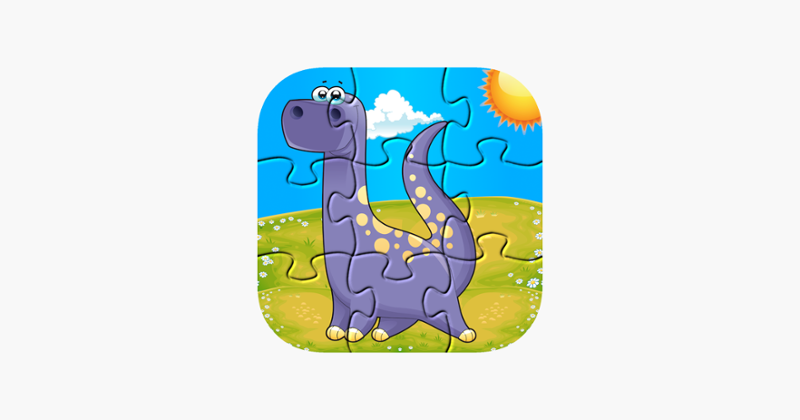 Dino Puzzle Kid Dinosaur Games Game Cover