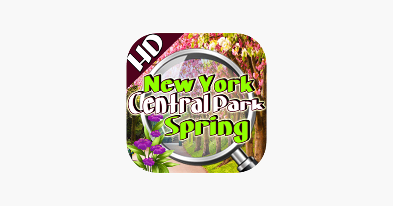 Hidden Objects: Spring Time Central Park New York Game Cover