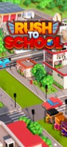 Rush to School - Road Crossing Image