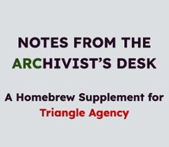 Notes From the ARChivist's Desk Image