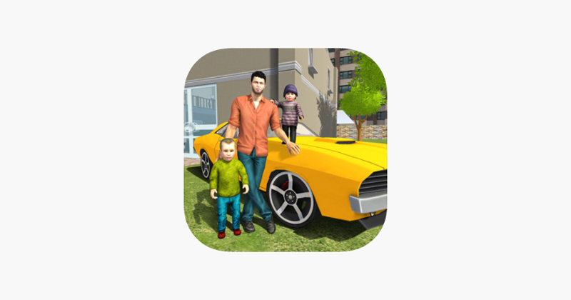 Virtual Single Dad Taxi Driver Game Cover