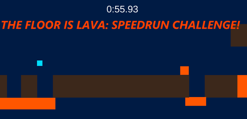 The Floor is Lava: Speedrun Challenge! Game Cover
