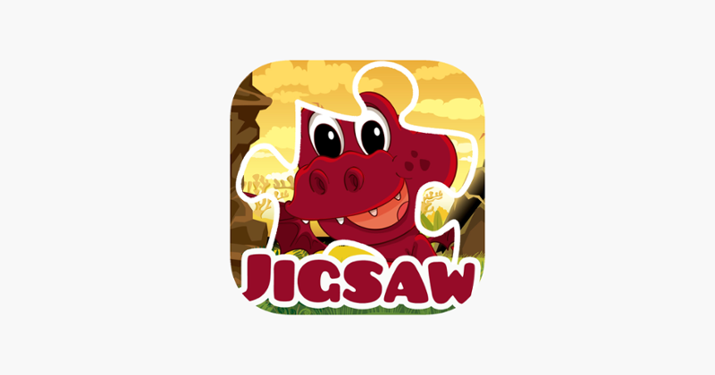 Dino Jigsaw Puzzles pre k 7 year old activities Game Cover